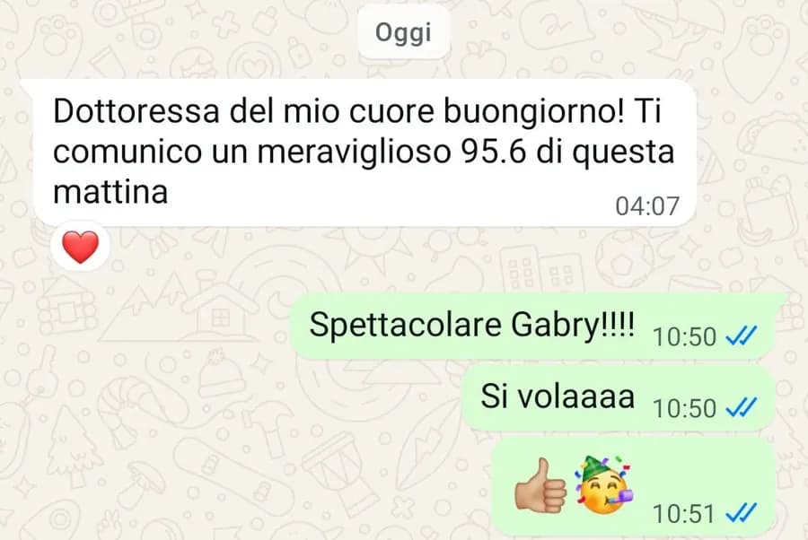 Glicemia del mattino a 95.6