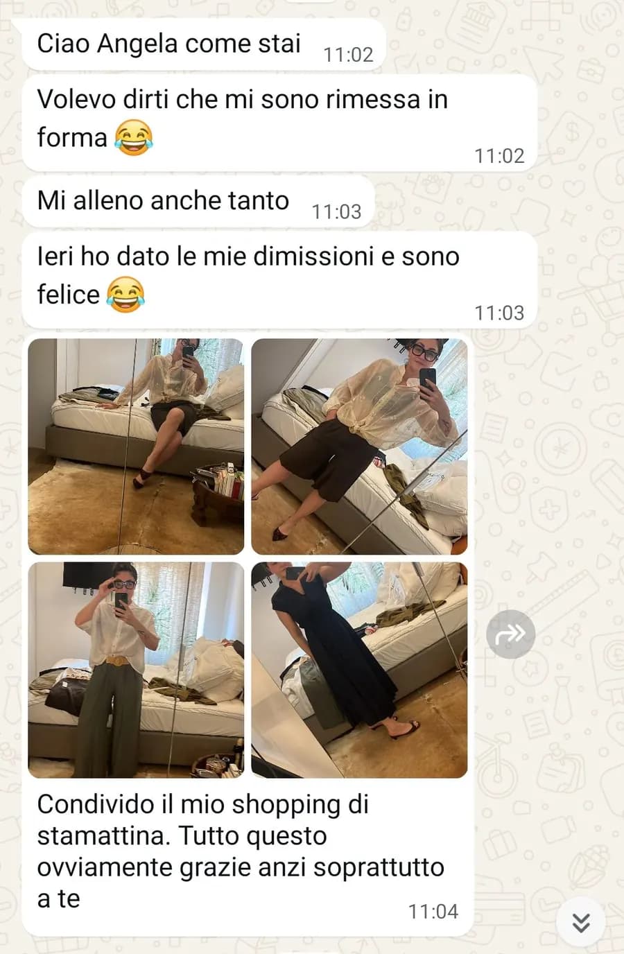 Rimessa in forma, con il guardaroba nuovo